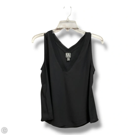 Blouse Sleeveless By Worthington In Black, Size: Mp