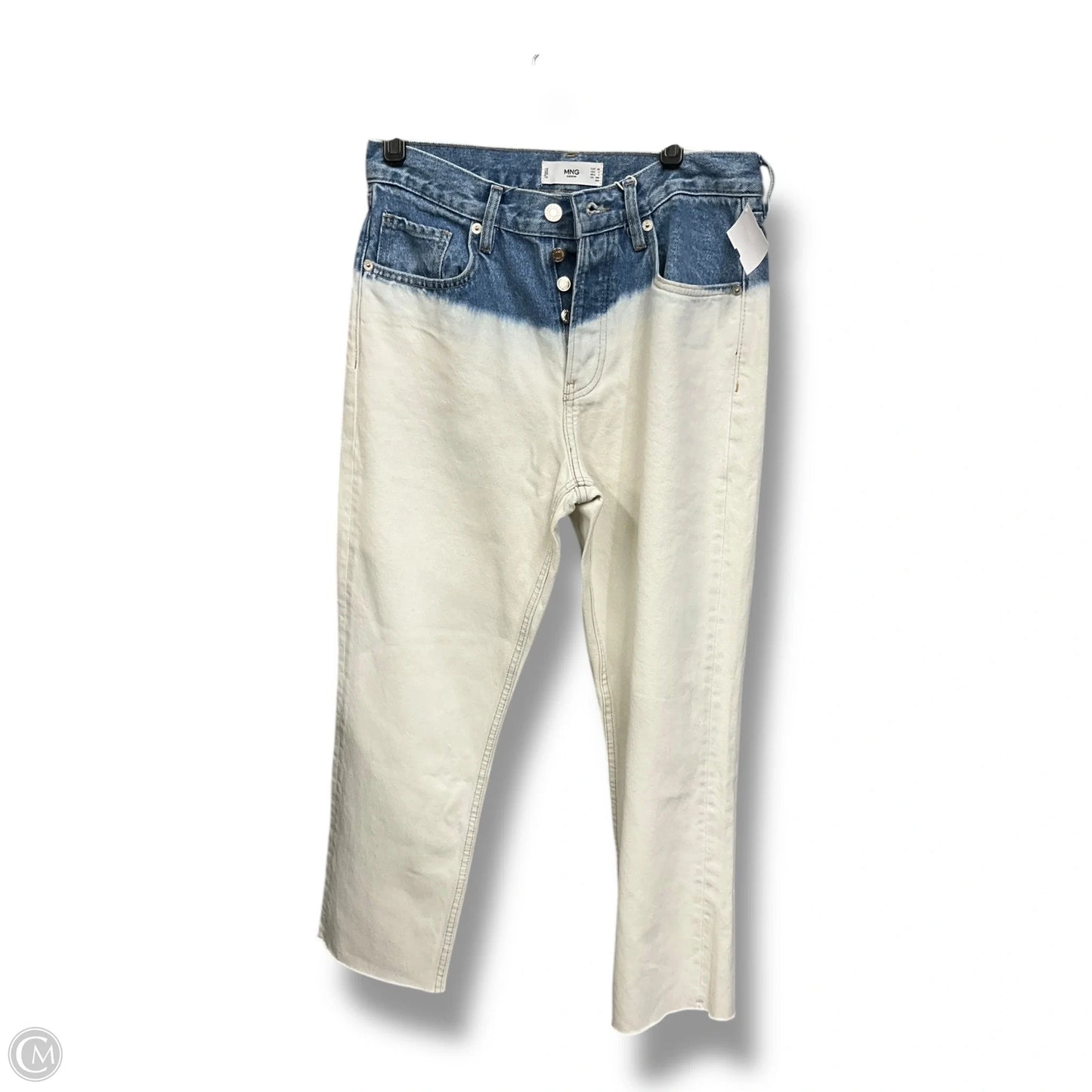 Jeans Wide Leg By Mng In Blue Denim, Size: 10