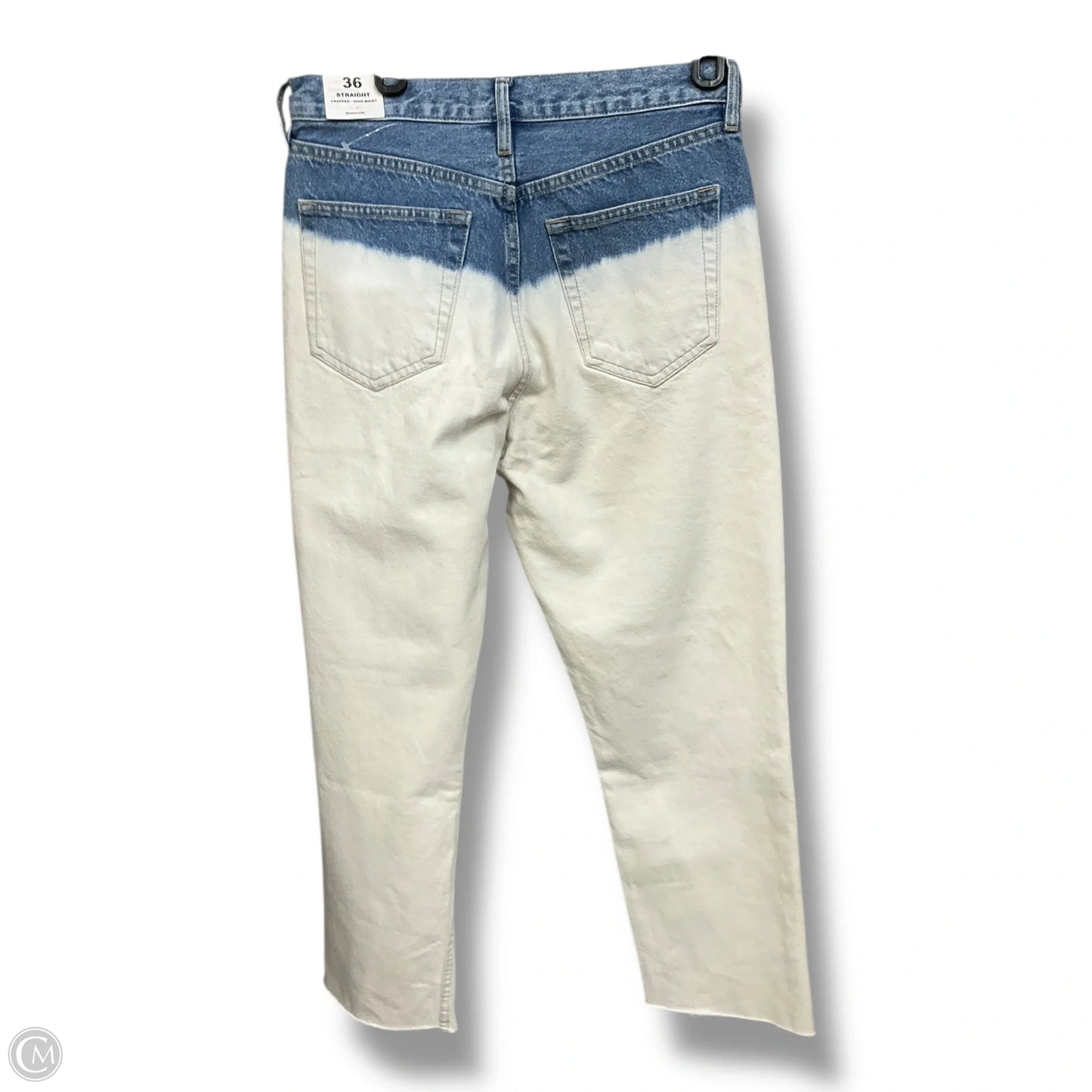 Jeans Wide Leg By Mng In Blue Denim, Size: 10