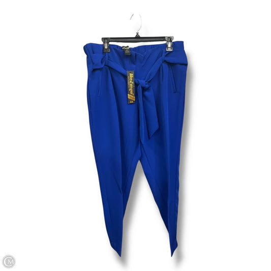 Pants Dress By Clothes Mentor In Blue, Size: 2x