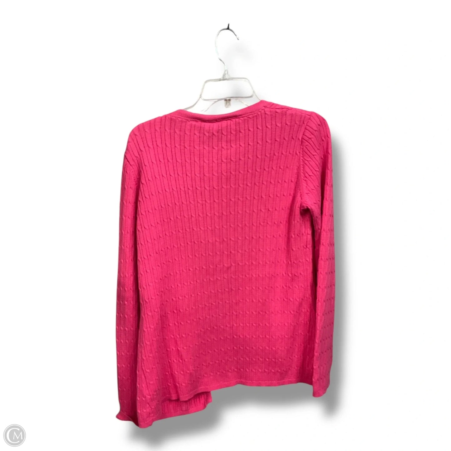 Cardigan By Croft And Barrow In Pink, Size: M