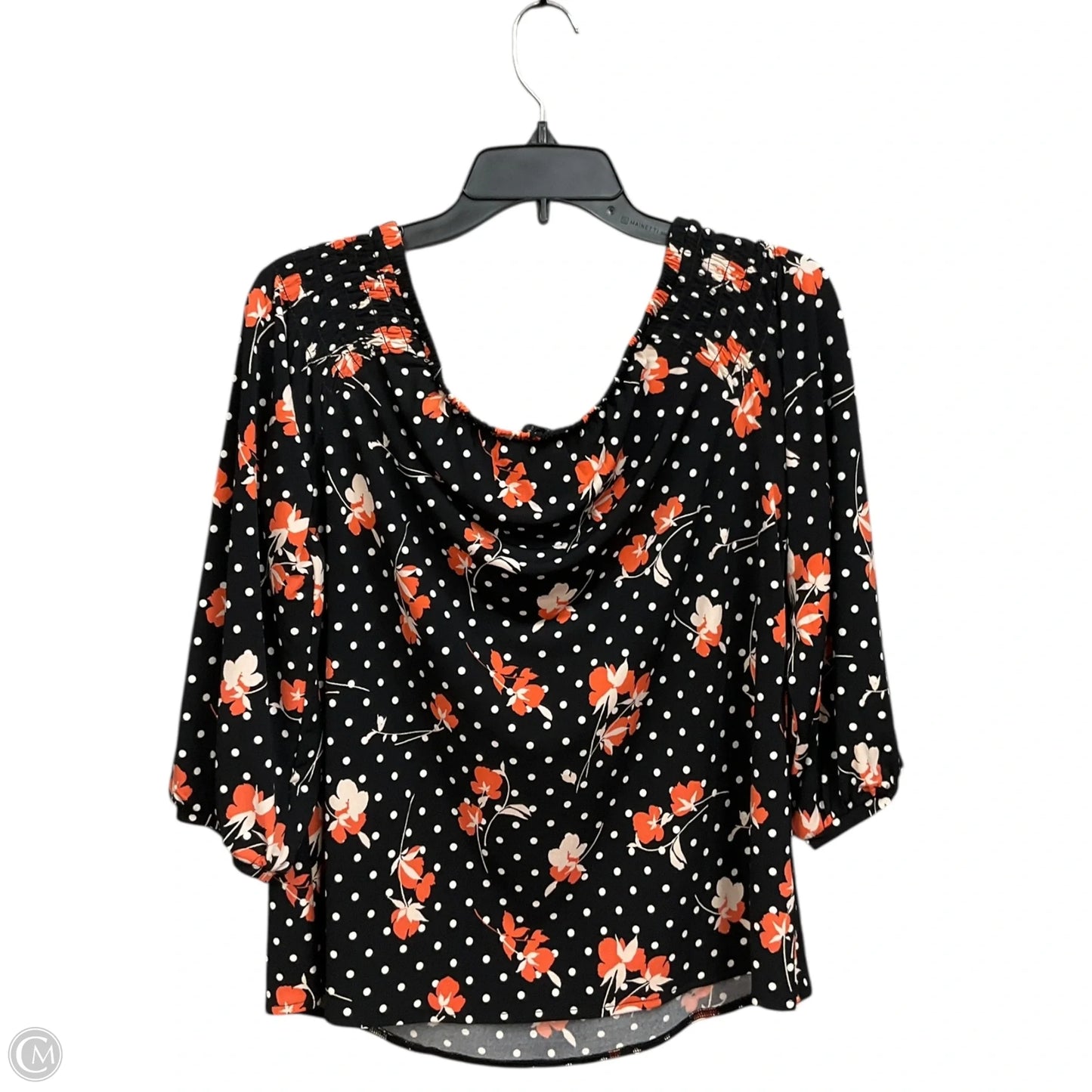 Top 3/4 Sleeve By Ann Taylor In Multi-colored, Size: M