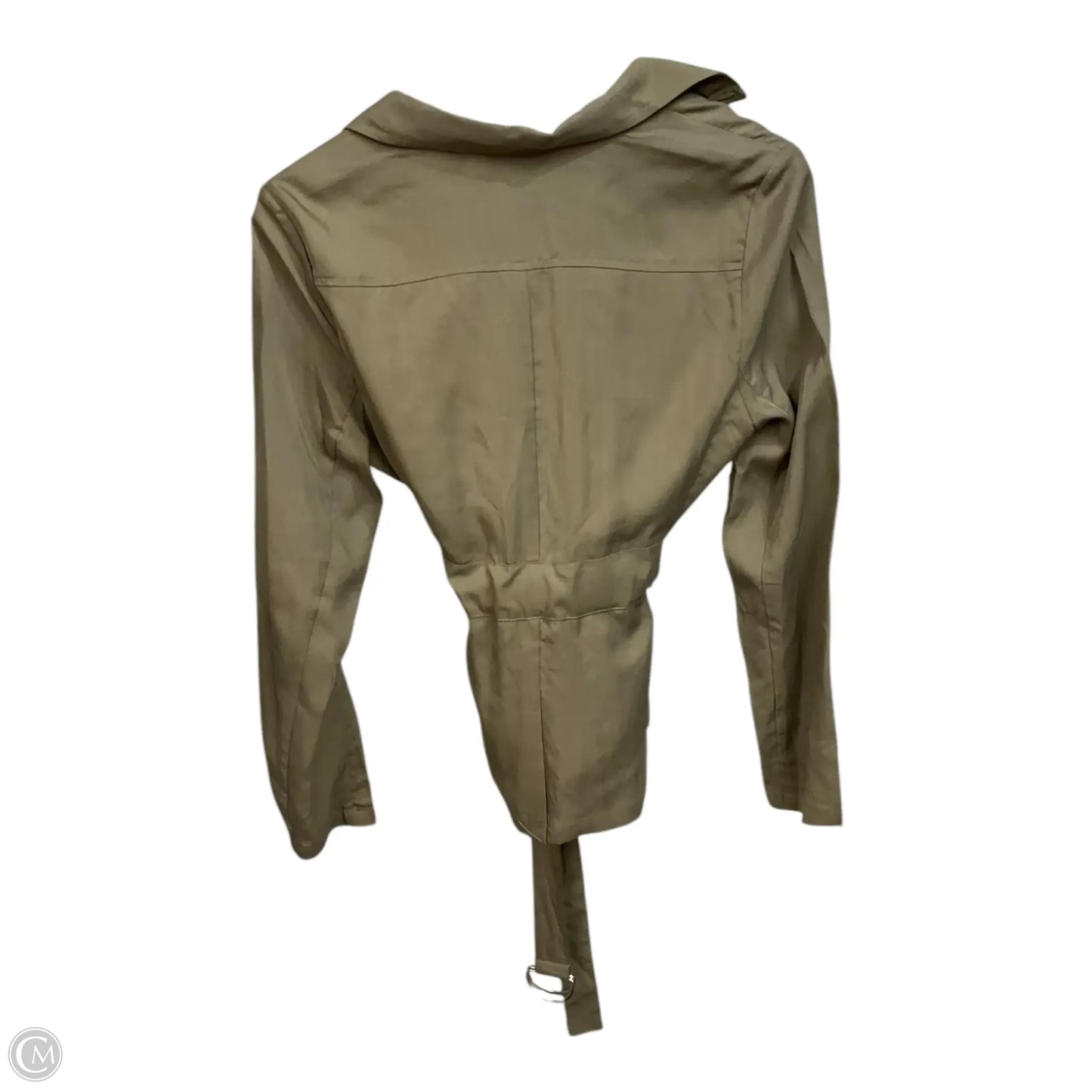 Blouse Long Sleeve By New York And Co In Green, Size: S