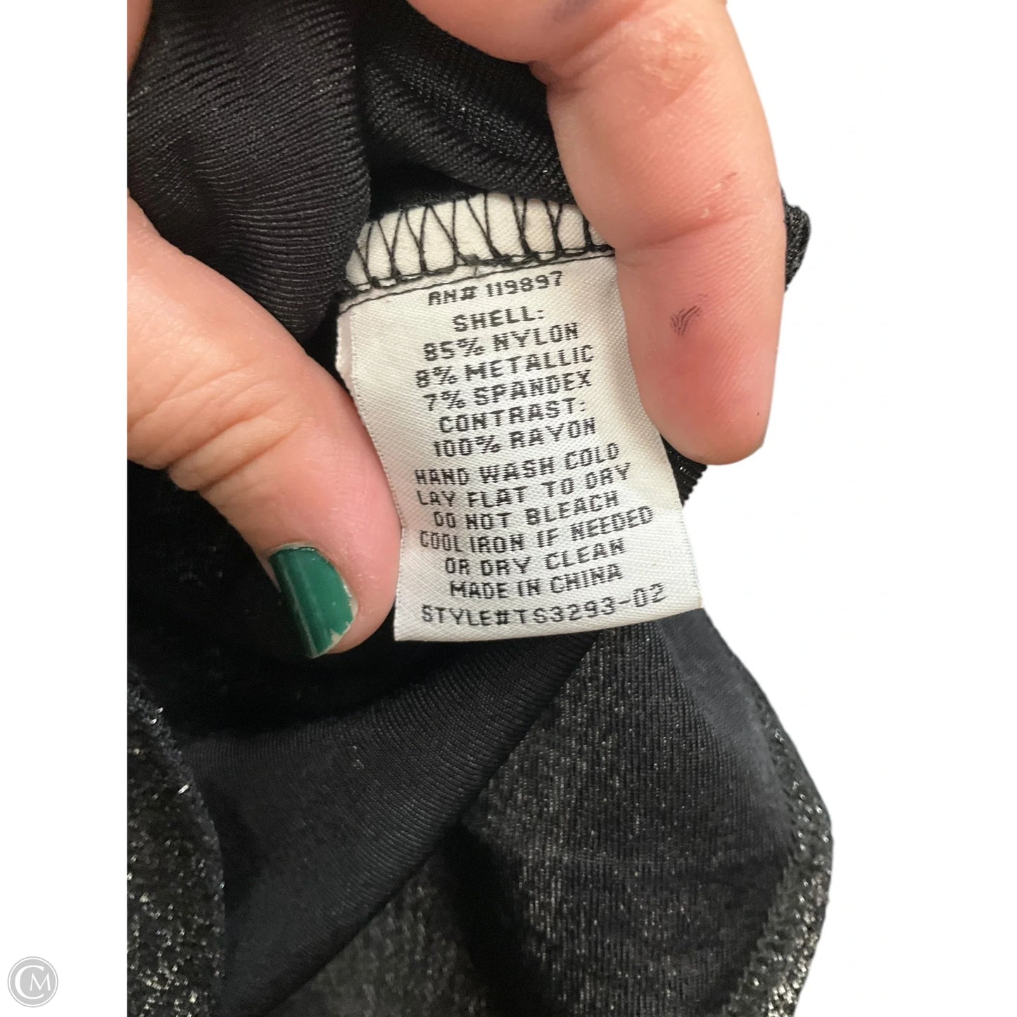 Top Short Sleeve By Lucky Brand In Silver, Size: S