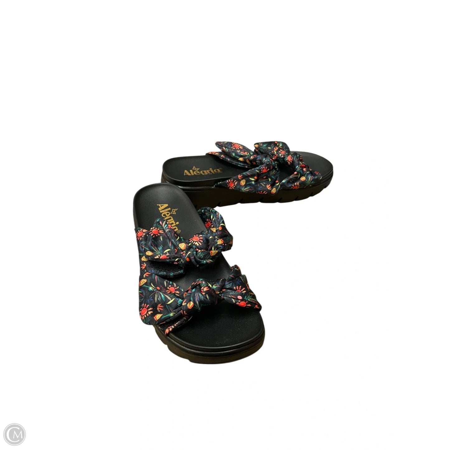 Sandals Flats By Alegria In Floral Print, Size: 5