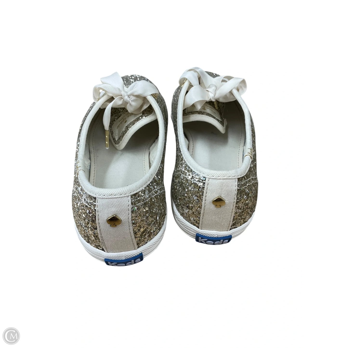 Shoes Designer By Kate Spade In Silver, Size: 7.5