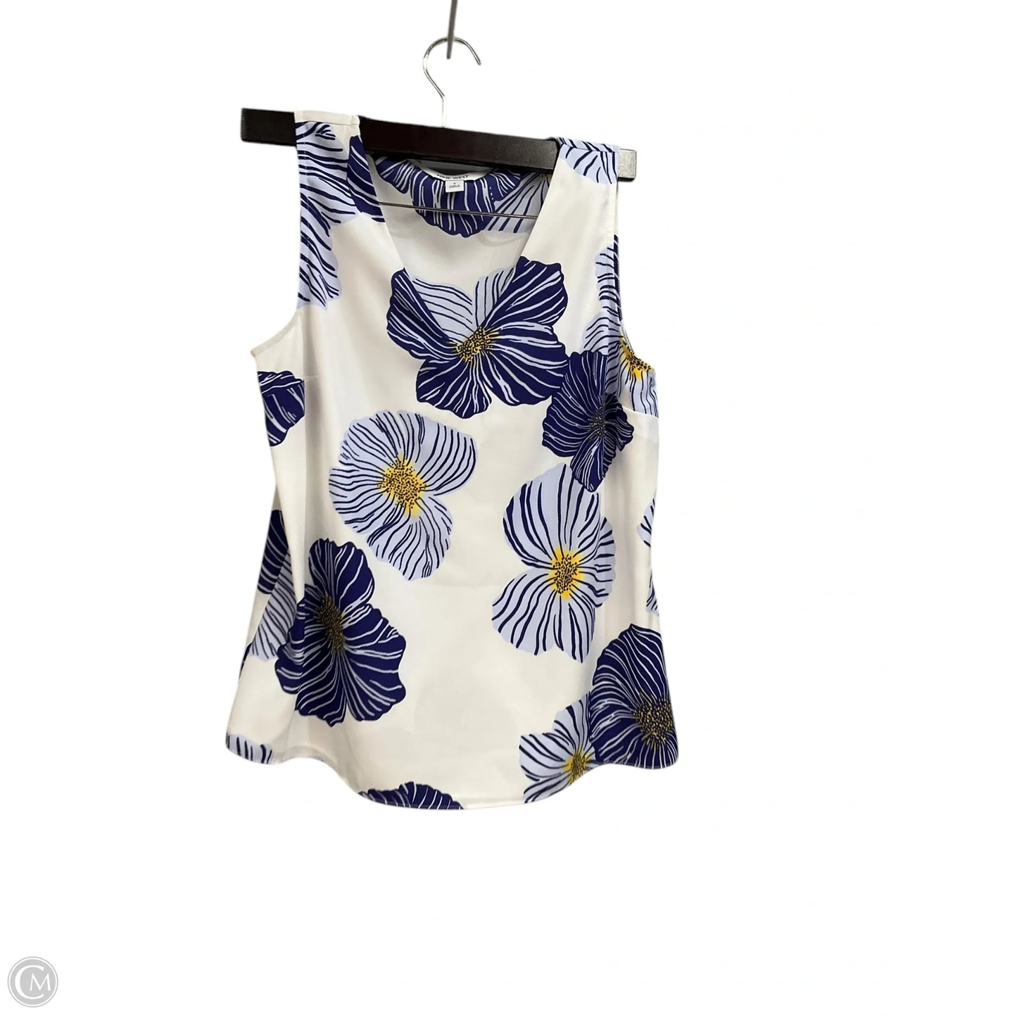 Blouse Sleeveless By Nine West Apparel In Floral Print, Size: S