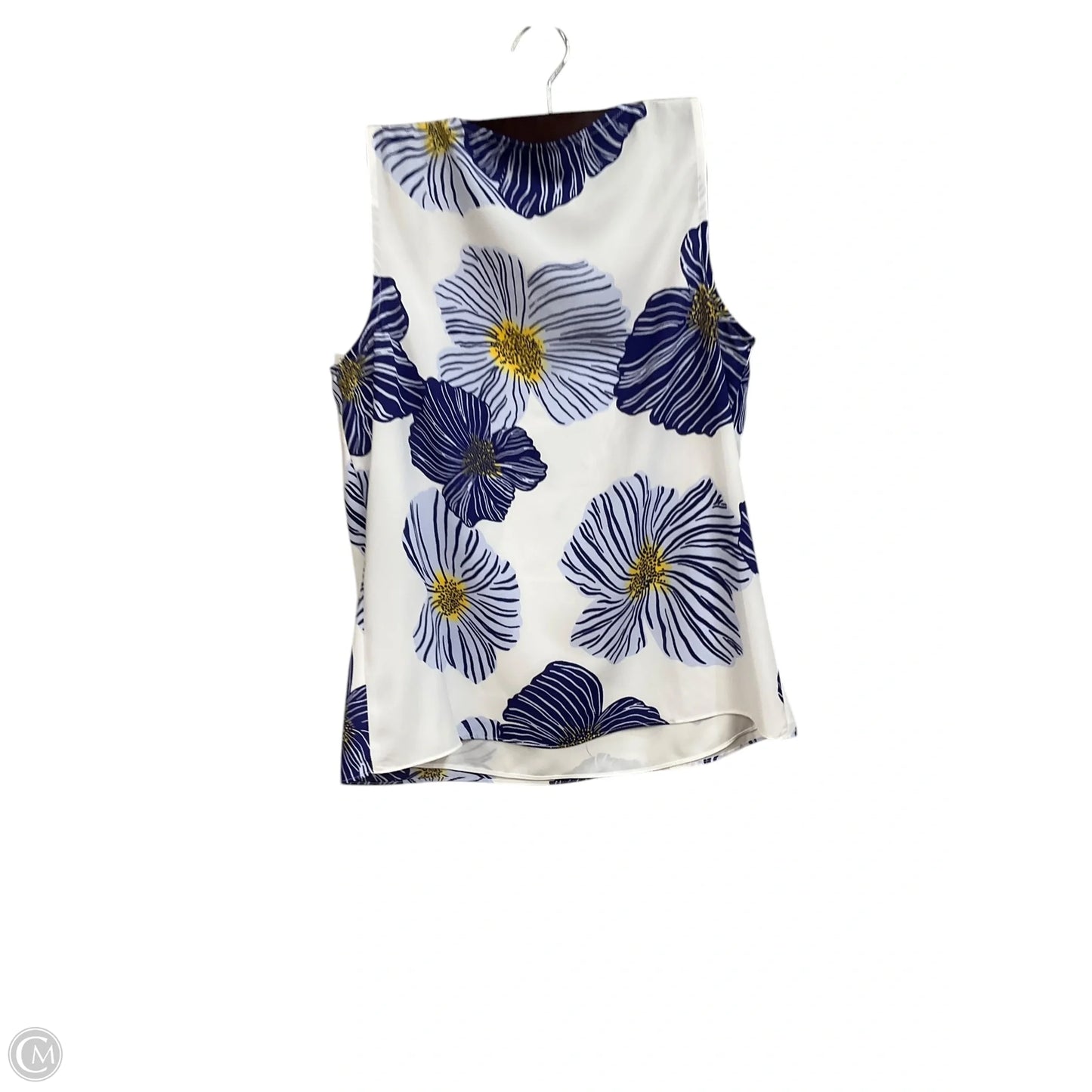Blouse Sleeveless By Nine West Apparel In Floral Print, Size: S