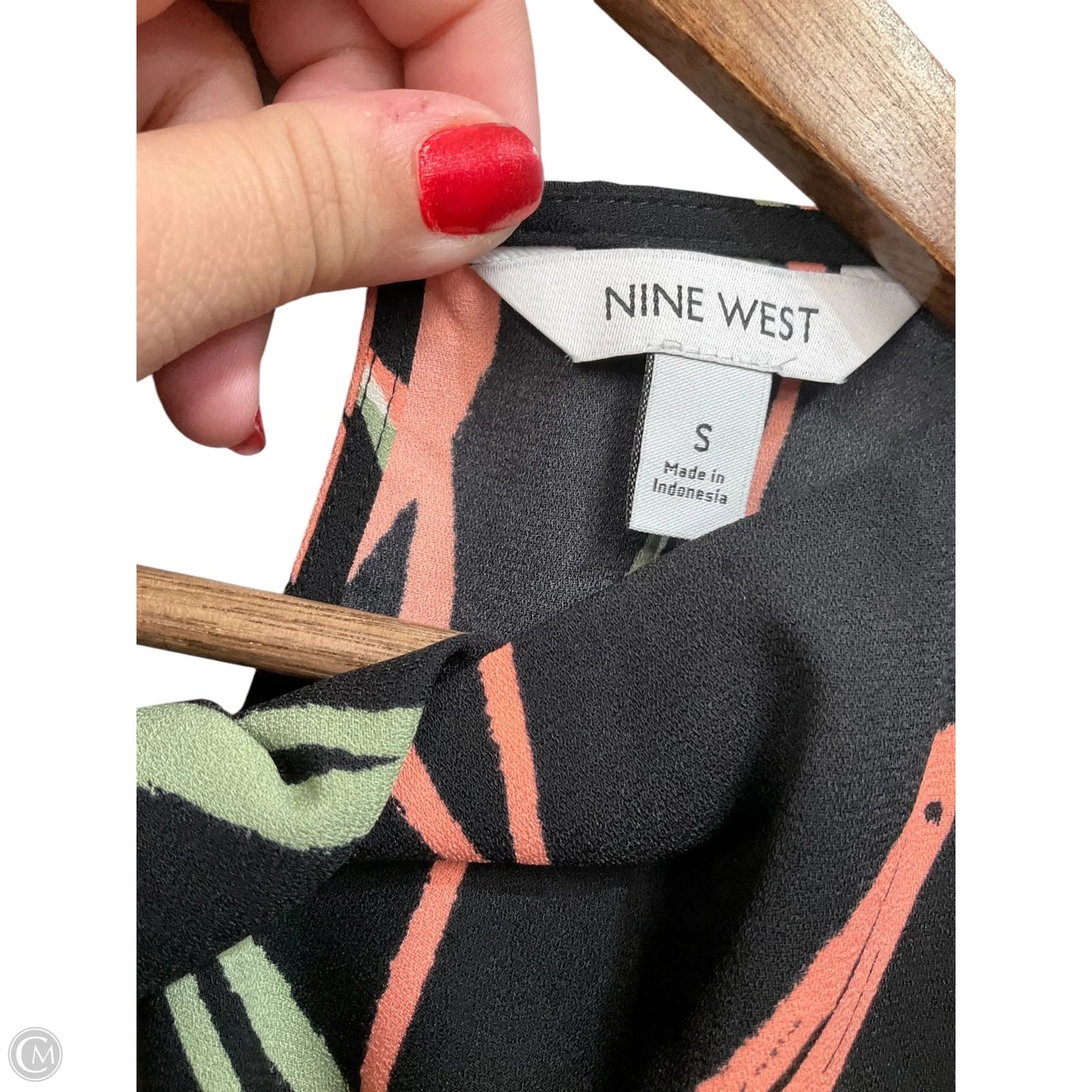 Blouse Sleeveless By Nine West Apparel In Floral Print, Size: S