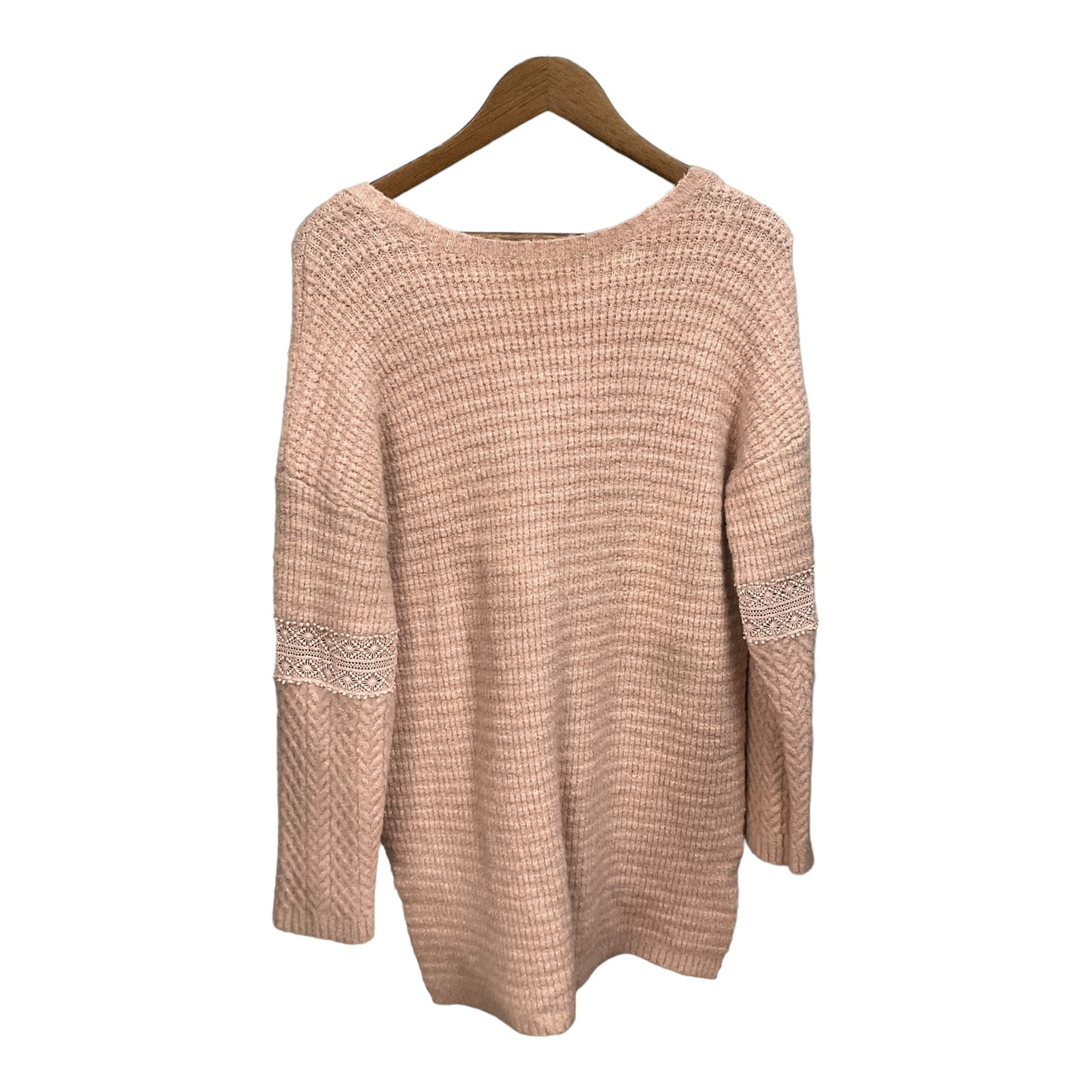 Sweater By Hinge In Pink, Size: L