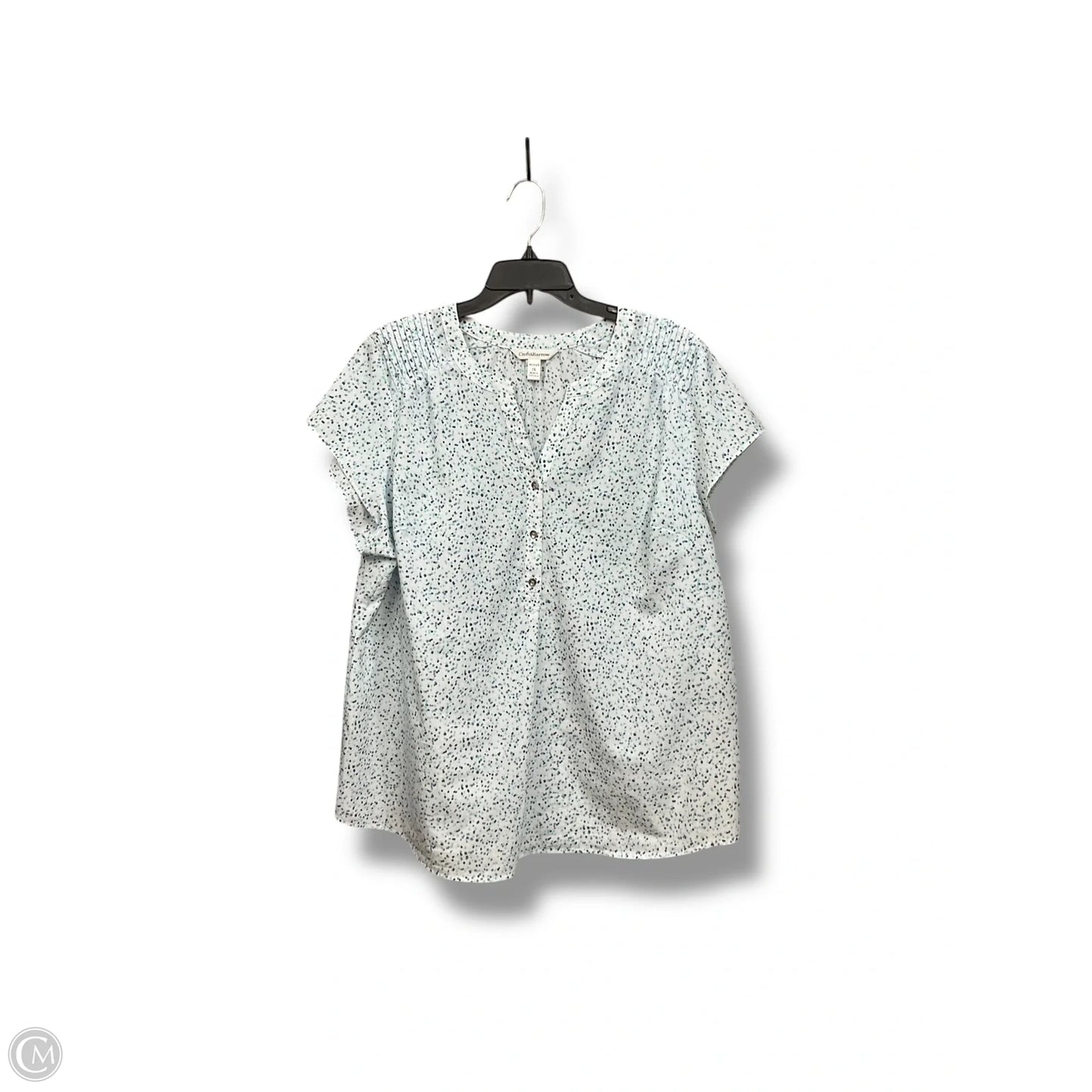 Blouse Sleeveless By Croft And Barrow In Multi-colored, Size: 1x