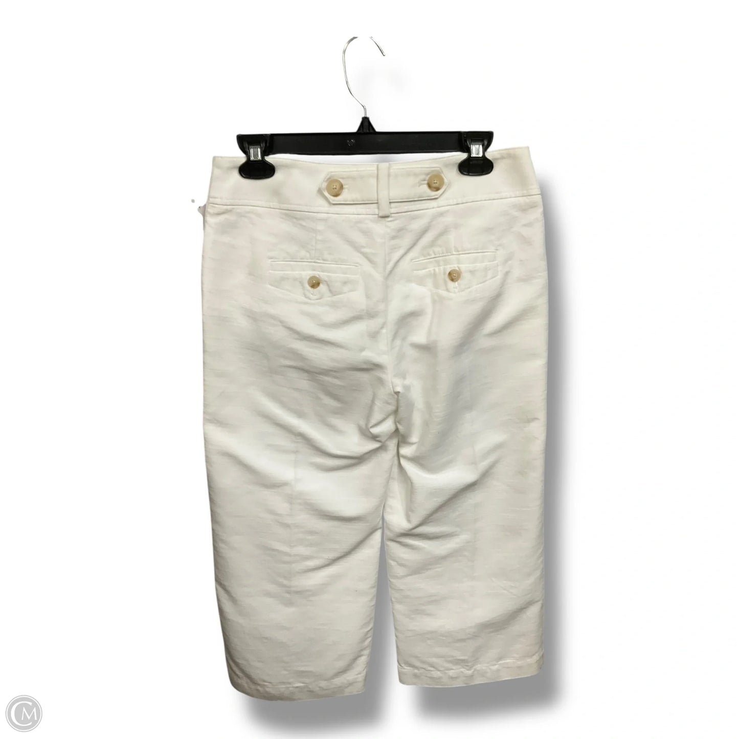 Capris By Loft In White, Size: 4p
