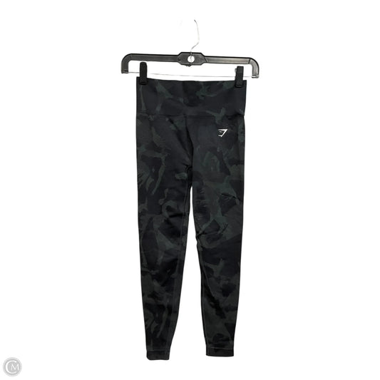 Athletic Leggings By Gym Shark In Camouflage Print, Size: S