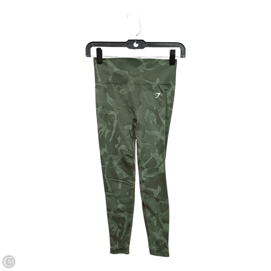 Athletic Leggings By Gym Shark In Camouflage Print, Size: S
