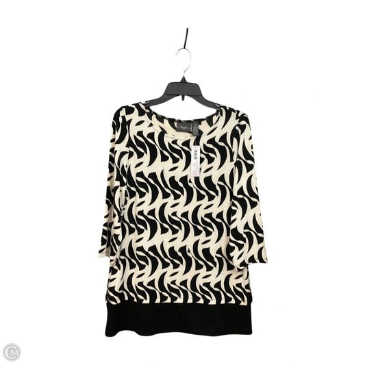 Top 3/4 Sleeve By Chicos In Multi-colored, Size: M