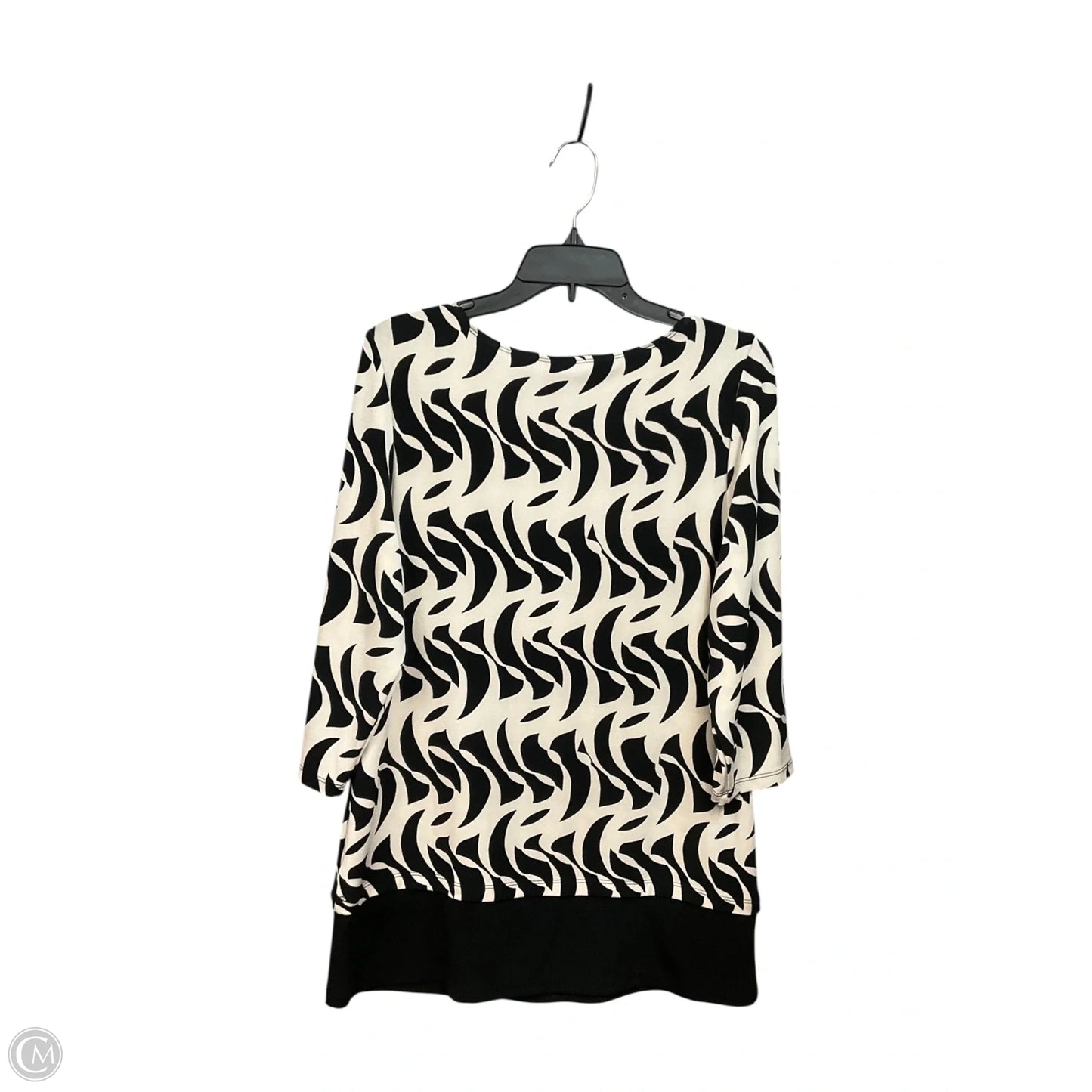 Top 3/4 Sleeve By Chicos In Multi-colored, Size: M