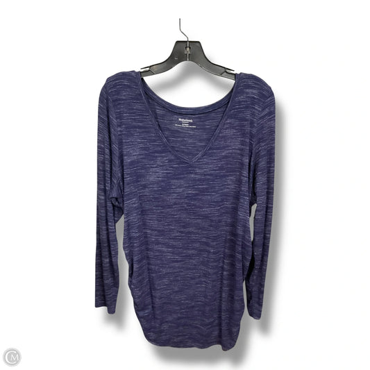 Maternity Top Long Sleeve By Motherhood, Size: Xl