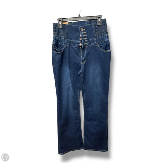 Jeans Boot Cut By Clothes Mentor In Blue Denim, Size: 12