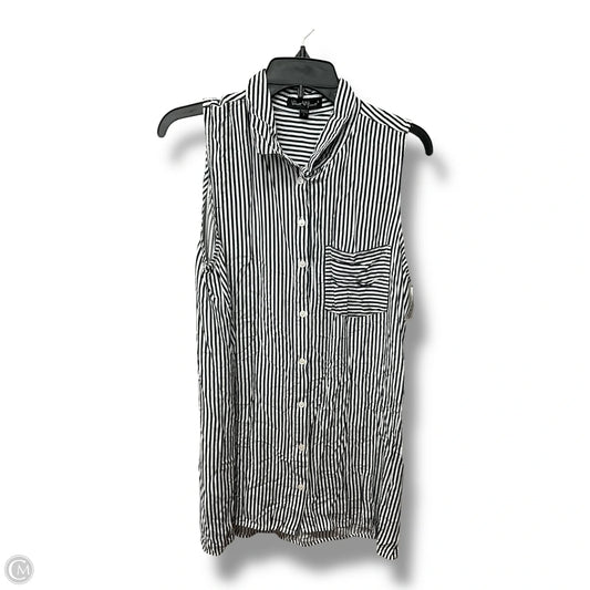 Tunic Sleeveless By Velvet Heart In Striped Pattern, Size: L
