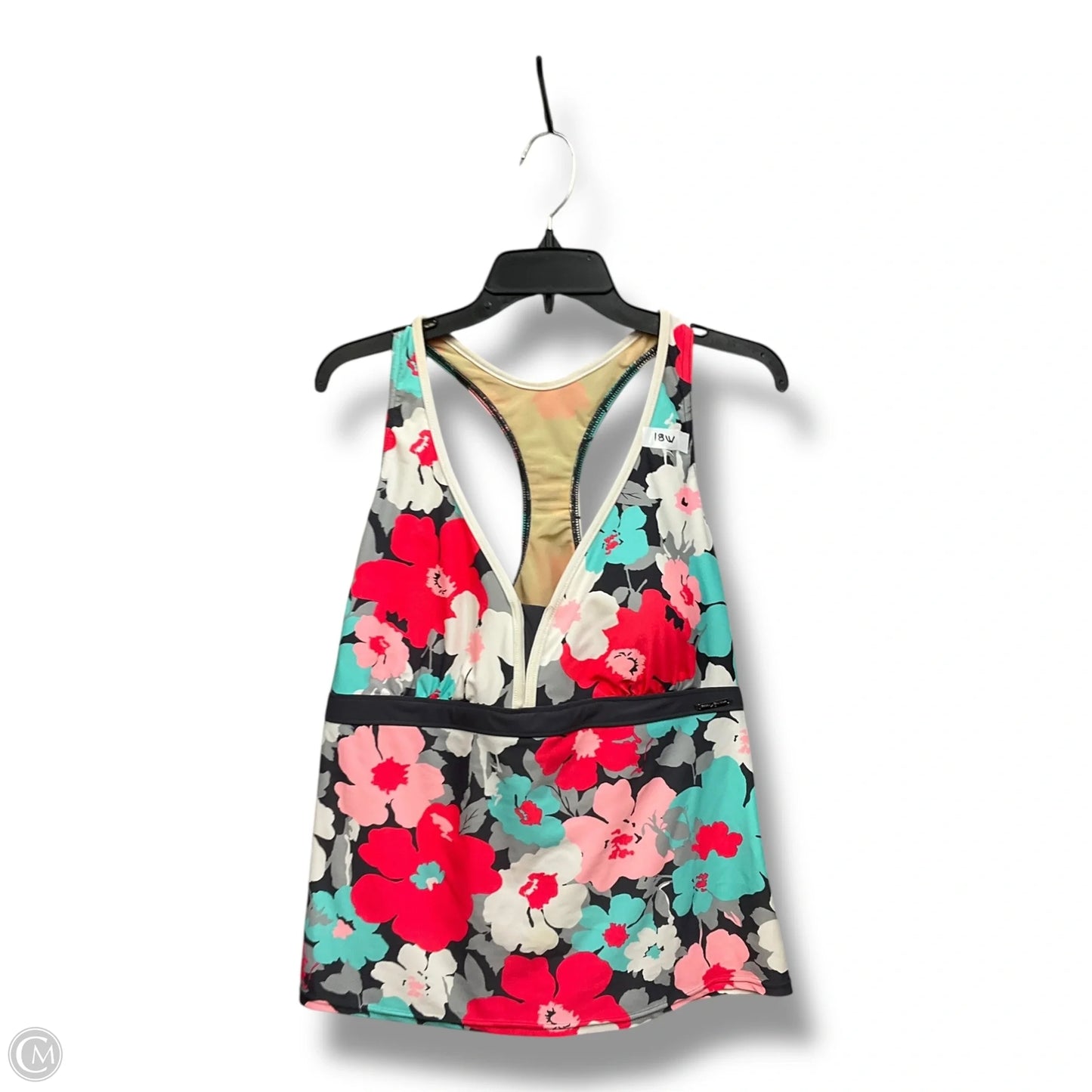 Swimsuit Top By Zero Xposure In Multi-colored, Size: 2x