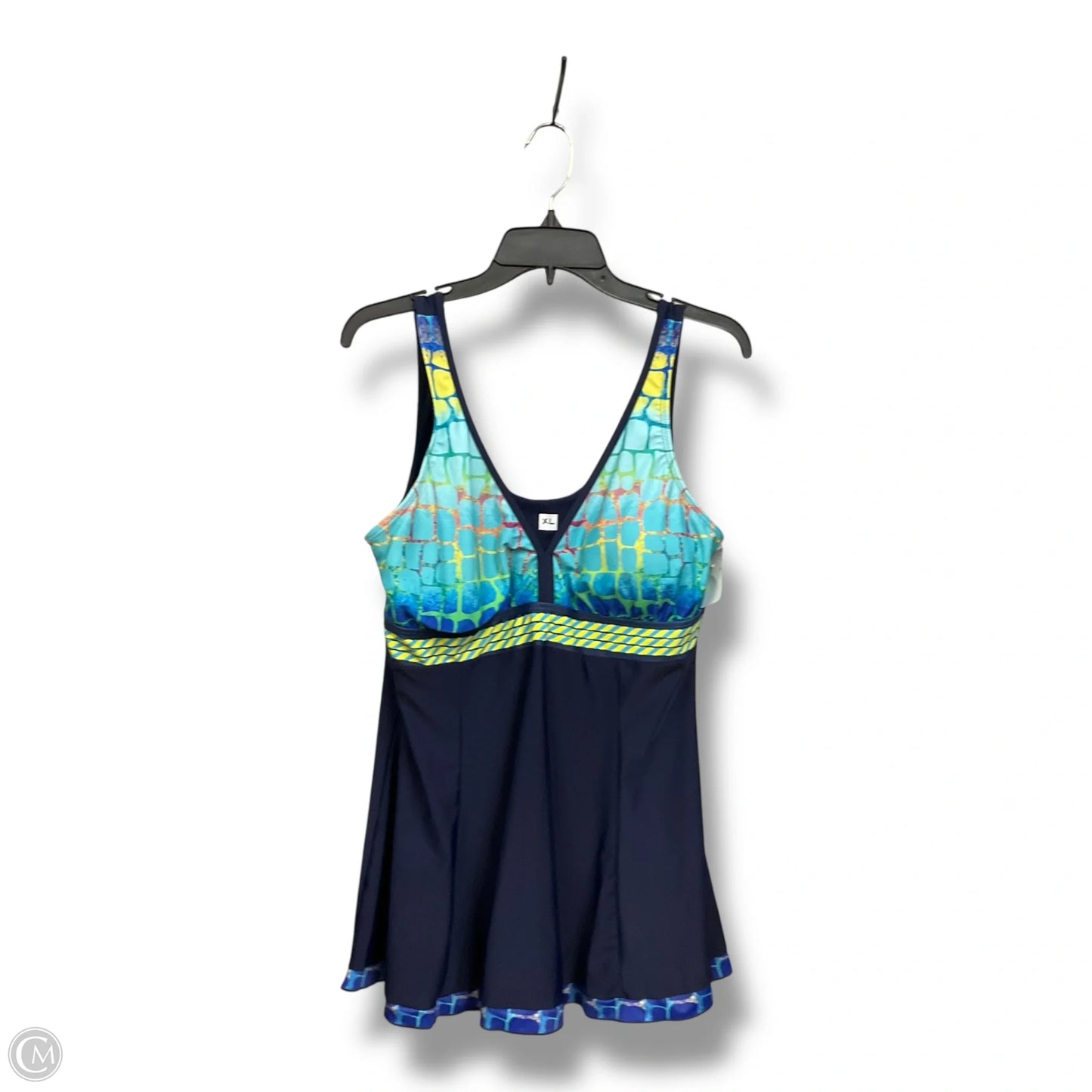 Swimsuit 2pc By Clothes Mentor In Navy, Size: Xl