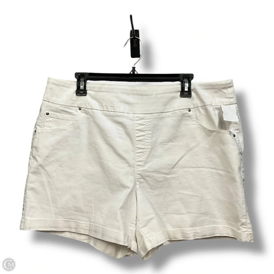 Shorts By Time And Tru In White Denim, Size: Xl
