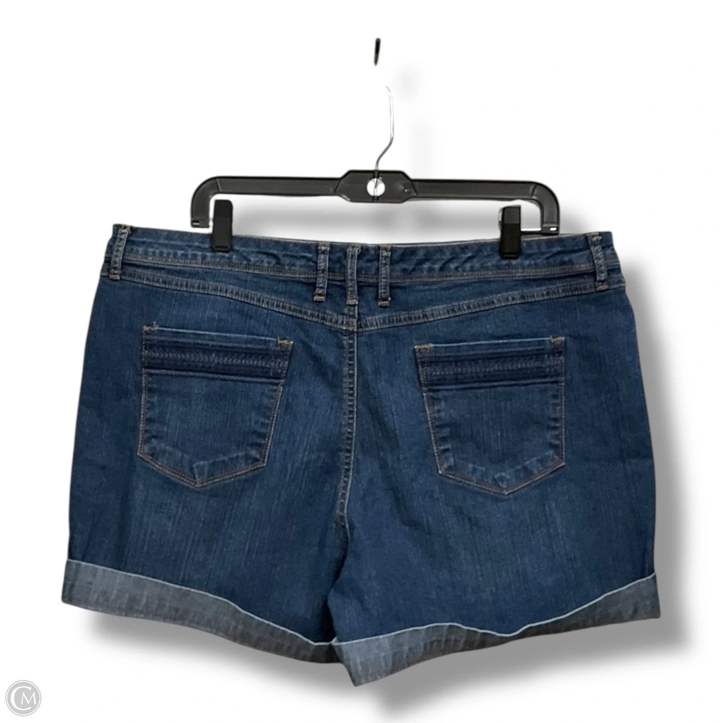 Shorts By Gloria Vanderbilt In Blue Denim, Size: 16