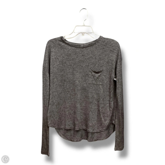 Top Long Sleeve By Vince In Grey, Size: Xs