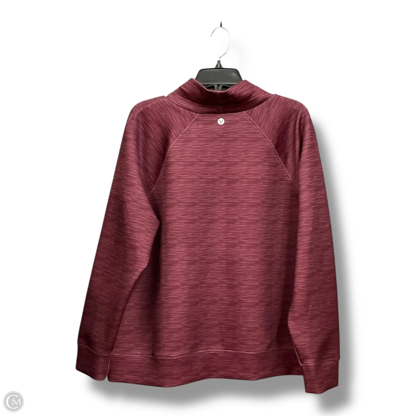 Athletic Top Long Sleeve Collar By Livi Active In Purple, Size: 2x