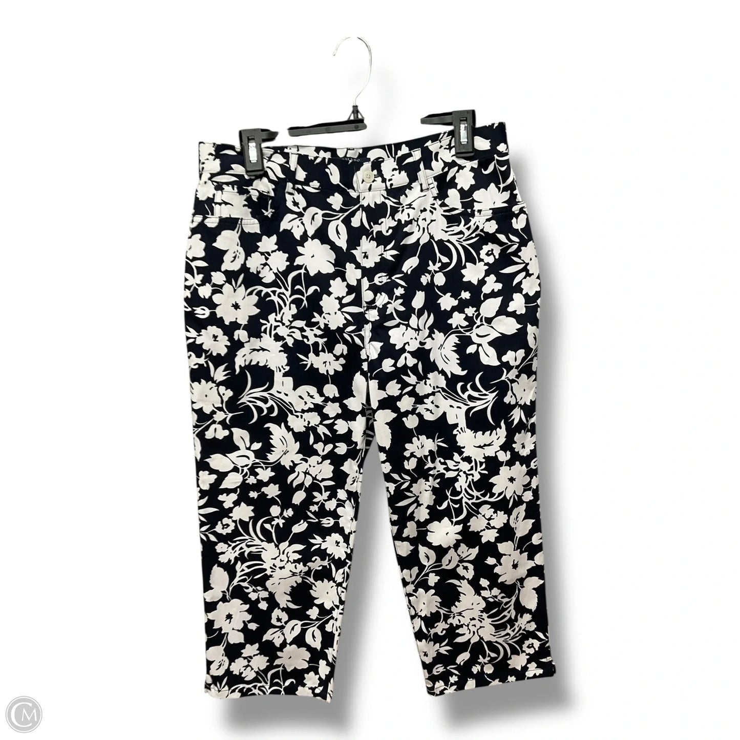 Capris By Chaps In Floral Print, Size: 10