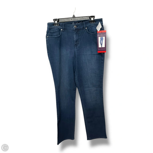 Jeans Straight By Gloria Vanderbilt In Blue Denim, Size: 8