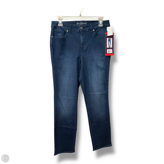 Jeans Straight By Gloria Vanderbilt In Blue Denim, Size: 8