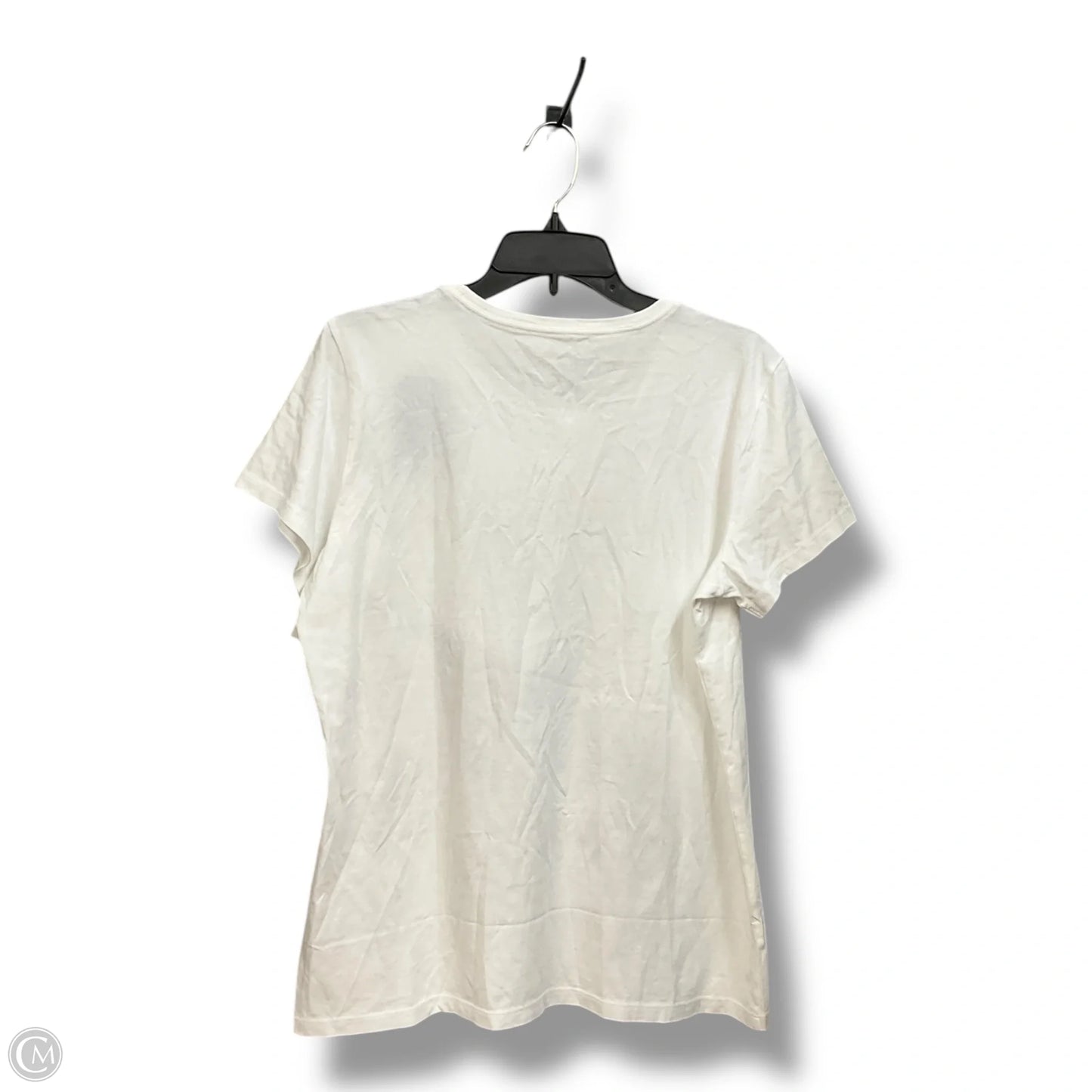 Top Short Sleeve Basic By Life Is Good In White, Size: L