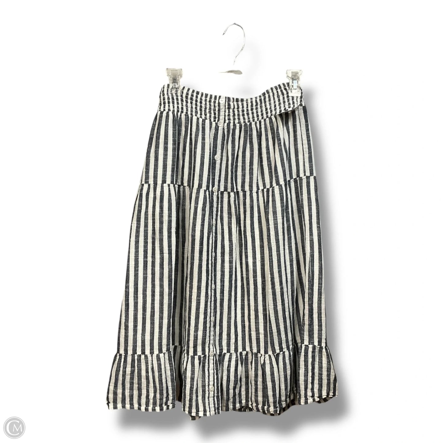 Skirt Maxi By Mlle Gabrielle In Striped Pattern, Size: L