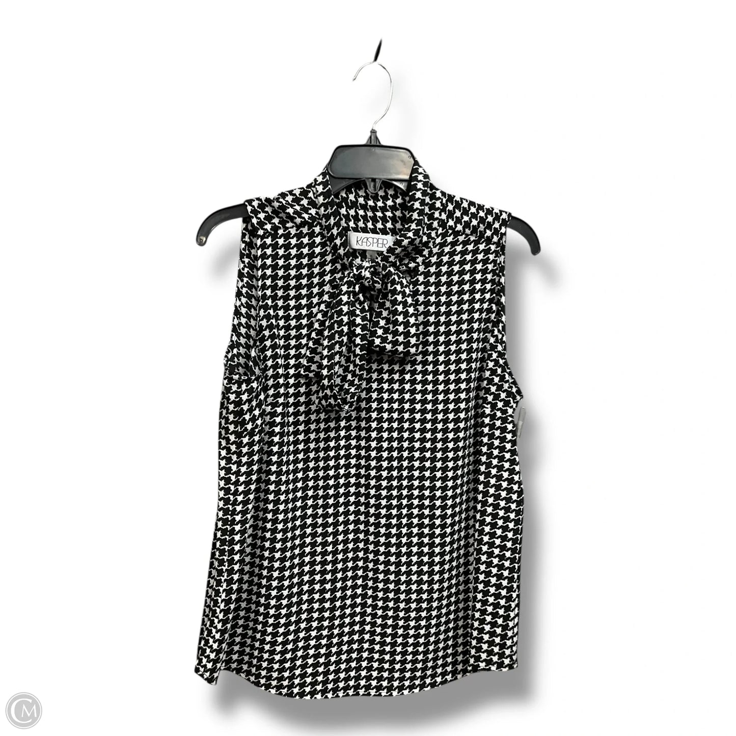 Blouse Sleeveless By Kasper In Multi-colored, Size: Lp