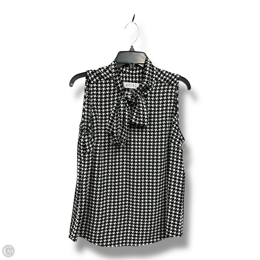 Blouse Sleeveless By Kasper In Multi-colored, Size: Lp