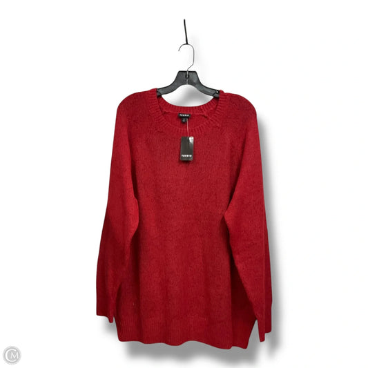Sweater By Torrid In Red, Size: 2x