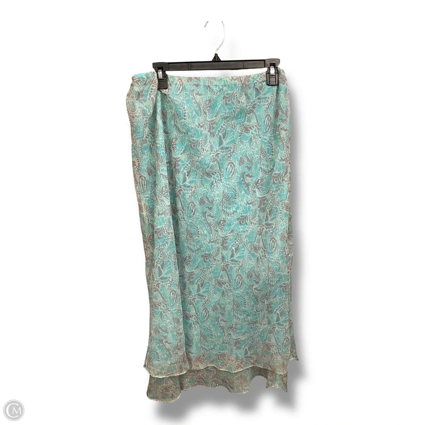 Skirt Maxi By Cato In Blue, Size: 1x