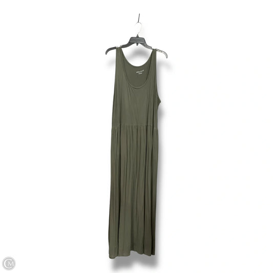 Dress Casual Maxi By Ava & Viv In Green, Size: 2x