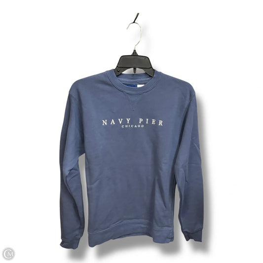 Sweatshirt Crewneck By Clothes Mentor In Blue, Size: S
