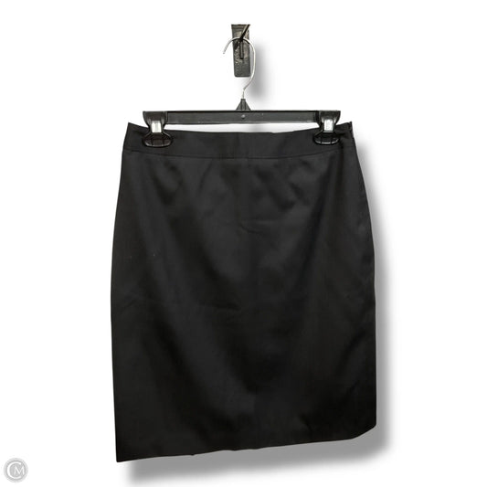 Skirt Midi By Brooks Brothers In Black, Size: Xs