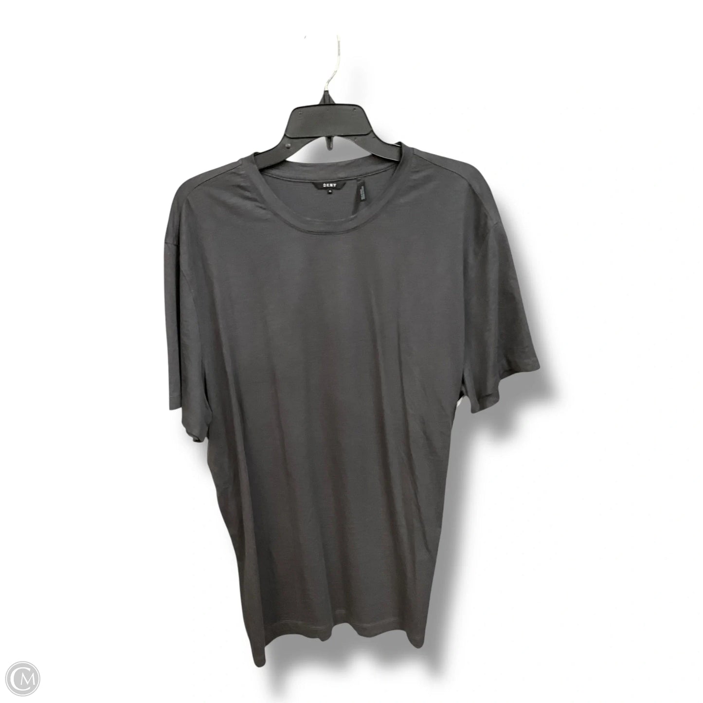 Top Short Sleeve Basic By Dkny In Grey, Size: Xl
