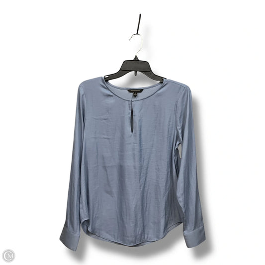 Blouse Long Sleeve By Banana Republic In Blue, Size: S