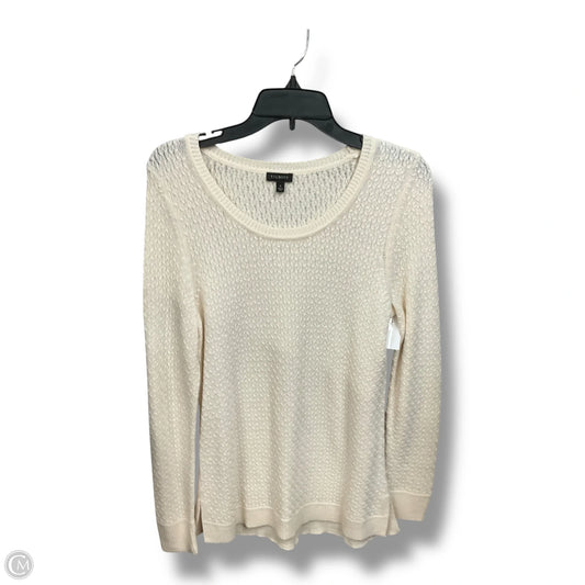 Sweater By Talbots In Cream, Size: S