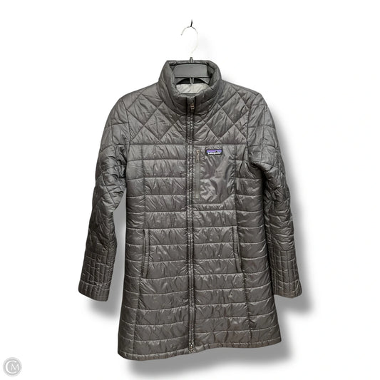 Coat Puffer & Quilted By Patagonia In Grey, Size: M