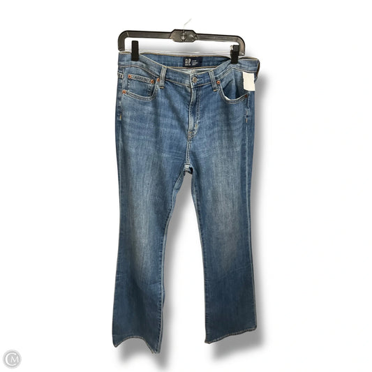 Jeans Boot Cut By Gap In Blue Denim, Size: 10