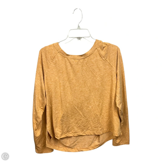 Athletic Top Long Sleeve Crewneck By Rbx In Orange, Size: Xl