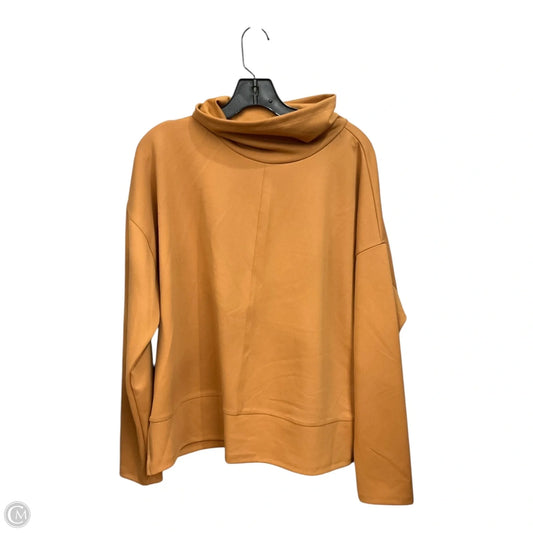 Top Long Sleeve By Liz Claiborne In Brown, Size: Xl