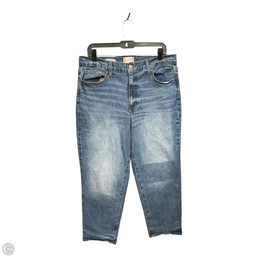 Jeans Straight By Universal Thread In Blue Denim, Size: 12