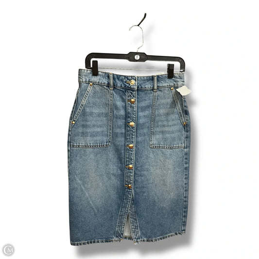 Skirt Maxi By Michael By Michael Kors In Blue Denim, Size: S